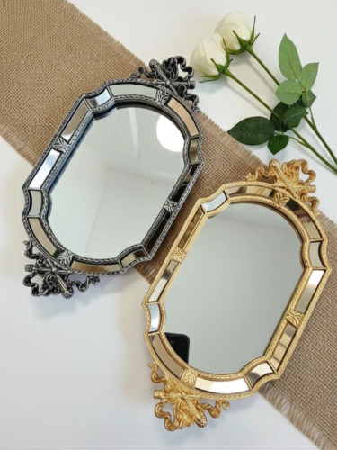 سینی پذیرایی کف آیینه کد ۲۱۱۳